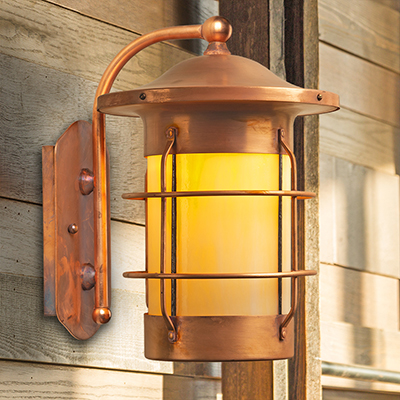Old Penny Finish Wall Light