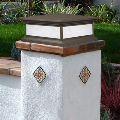Bronze Finish Column Light