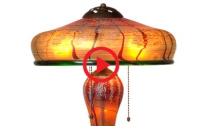 Baldwin Table Lamp with Hummingbird