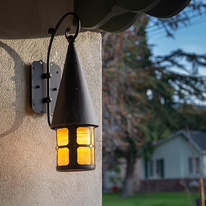 Cottage Style Vintage Historical Exterior Lighting Old California Lantern Co By Styles Brett Waterman Red 1927 Storybook Series Brinley Scroll Arm Mount Patterson - Outside Front Door Wall Lights